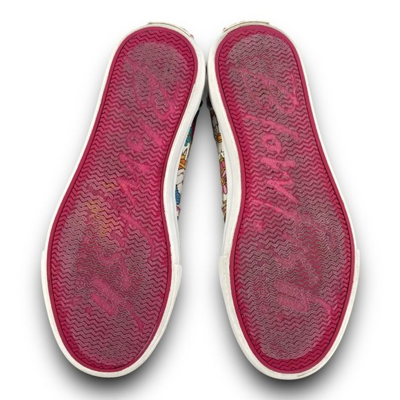 Blowfish Malibu Maura Floral Sneakers ZS001 Slip On Shoes Multicolor Youth 4M - Picture 8 of 9